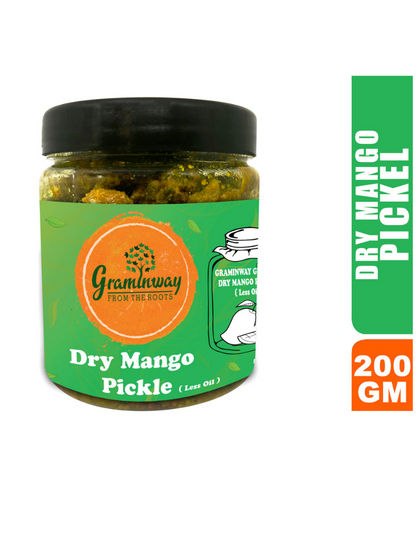  DRY MANGO PICKLE (LESS OIL)  200GMS