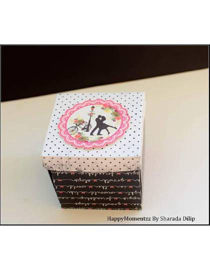 4x4 Explosion box with 6 photo space